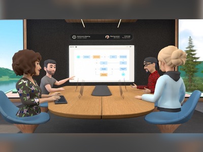 Facebook launches virtual-reality work app for meetings