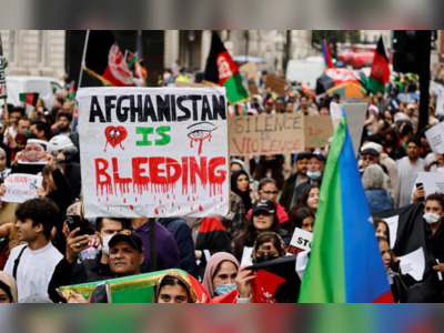 Thousands Protest In London Decrying Taliban Takeover Of Afghanistan