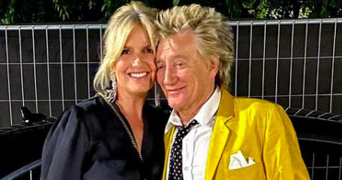 Rod Stewart and Loose Women wife Penny Lancaster talk tour news in Hungary