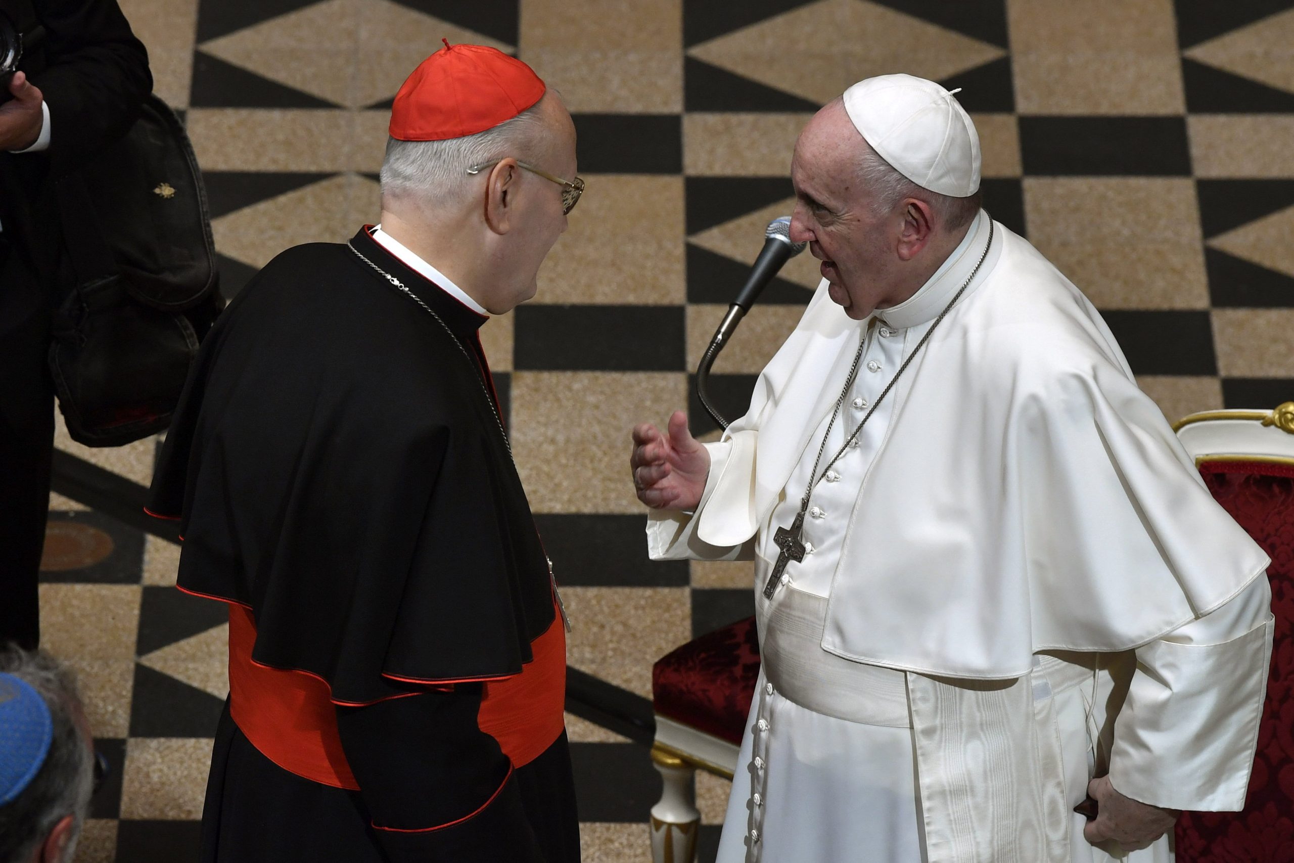 Pope Francis Gives Private Audience to Cardinal Erdő
