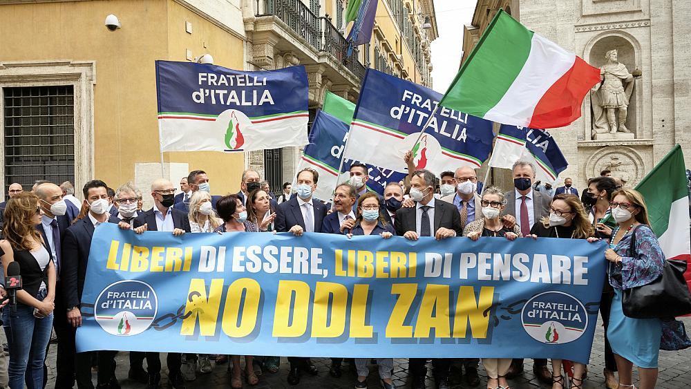 Italy’s senate rejects divisive bill aimed at fighting homophobia
