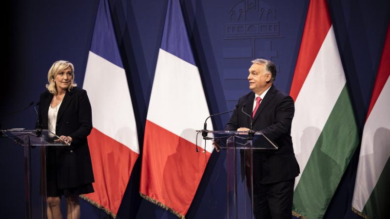 Orban, Le Pen talk alliance in Budapest