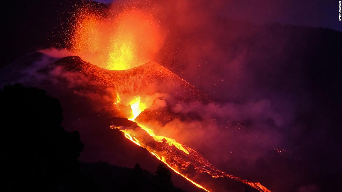 Canary Islands volcano increasingly aggressive as Spain's leader announces emergency funds