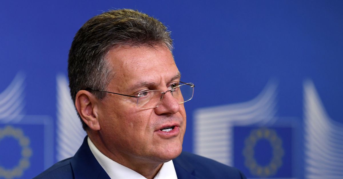EU's Sefcovic 'absolutely convinced' of N.Ireland deal if UK engages