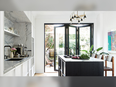 This Petite Kitchen Is Both Fashion-Forward & Functional