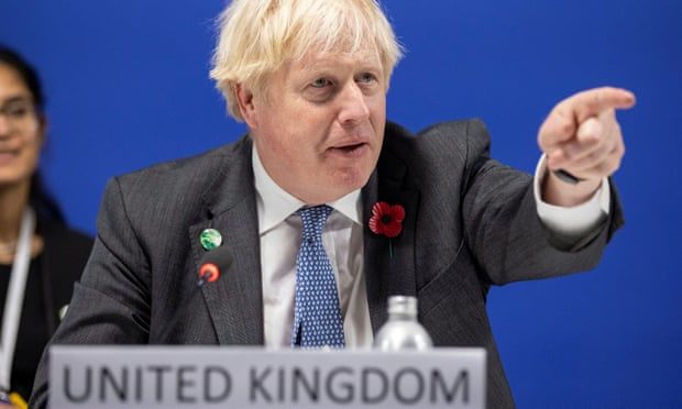 Boris Johnson will travel home from Cop26 by private plane