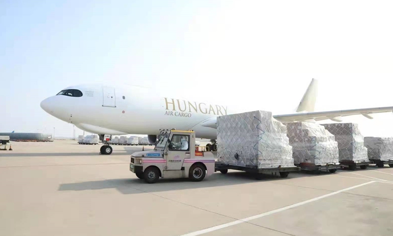 Hungarian government-owned all-cargo air carrier launches its first service with China amid booming trade ties