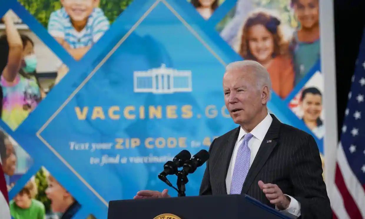Court rules Biden’s vaccine mandate for large employers can take effect
