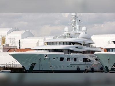 Spain seizes Russian oligarch's yacht in Barcelona