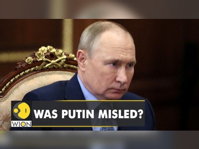 White House says Putin misled by advisers on Ukraine war