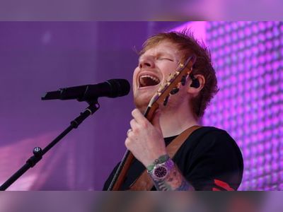 Ed Sheeran was the most-played artist of 2021 in the UK