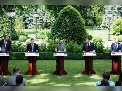 German, French, Italian leaders in Ukraine capital to show solidarity