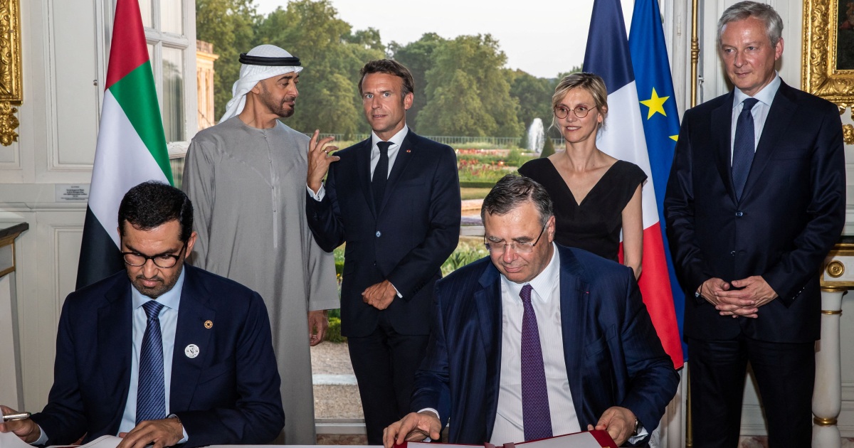 France signs energy deal with the UAE to wean off Russian imports