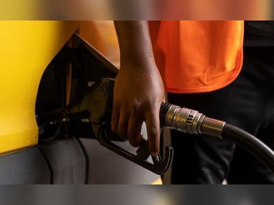 Petrol prices fall from record highs for first time in months