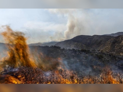 Winds drive major wildfire in Spain; Portugal goes on alert