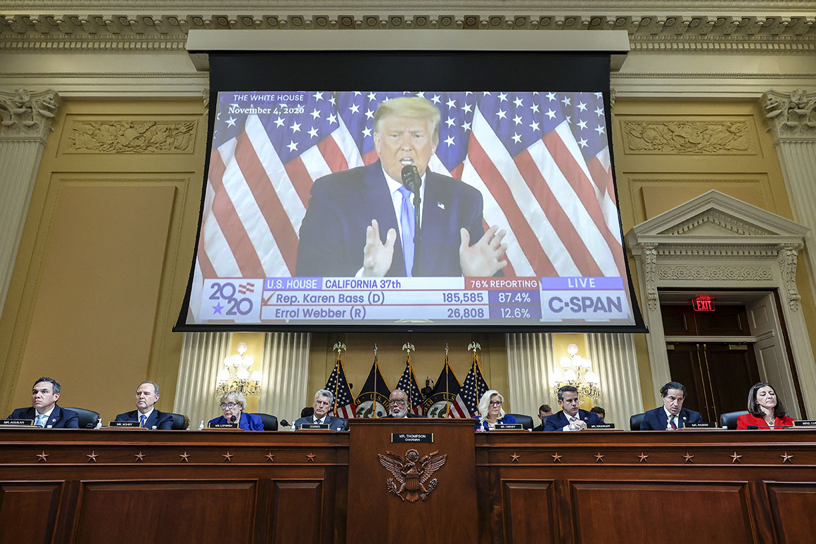 Jan. 6 committee subpoenas Donald Trump