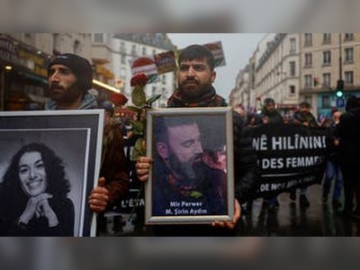 Turkey denounces French politicians for attending protest at killing of three Kurds