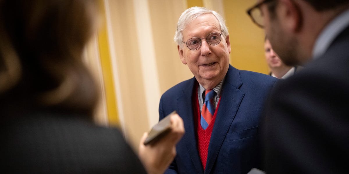 Trump blasts Mitch McConnell over passage of government funding bill, claiming 'Democrats must have something really big' on him
