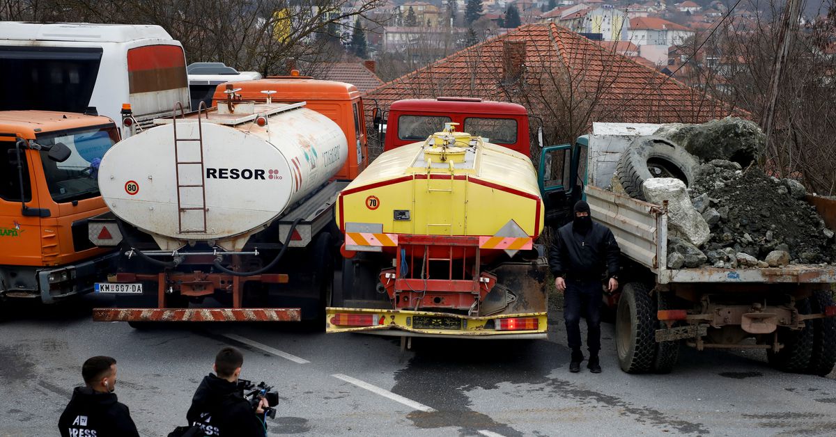 Serbs dismantle barricades as Kosovo standoff eases