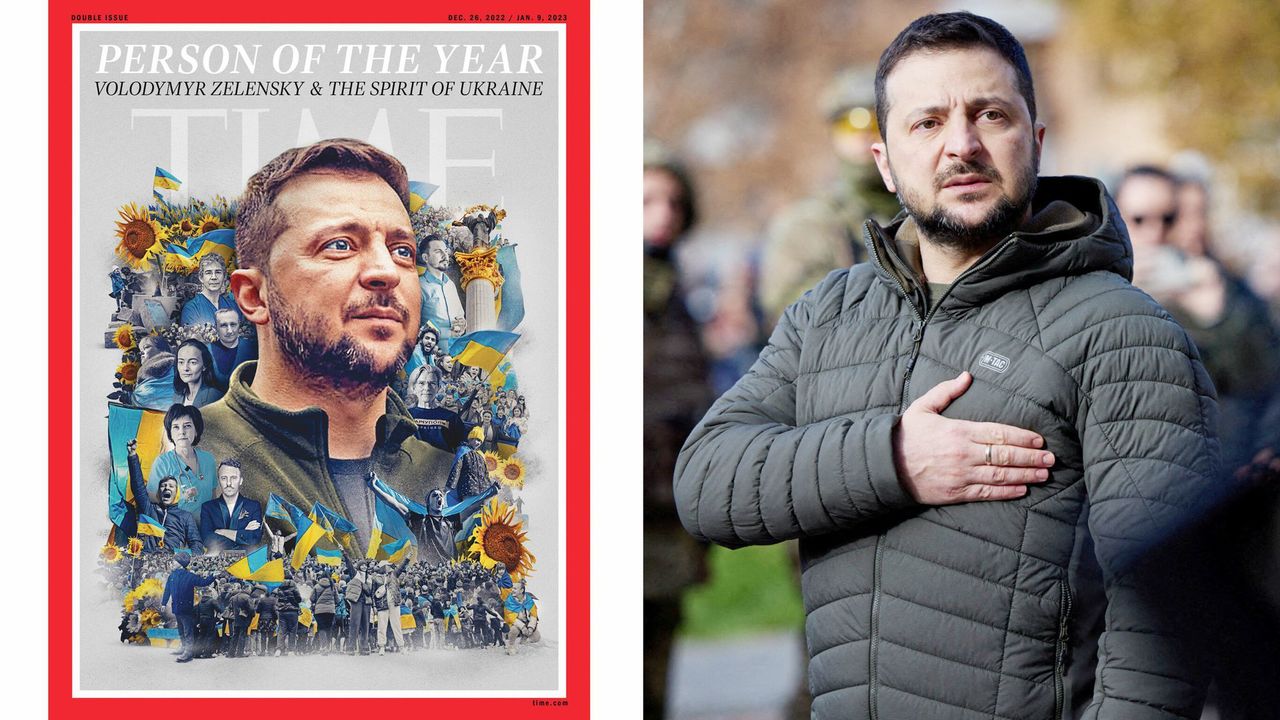 Volodymyr Zelenskyy and 'the spirit of Ukraine' named Time magazine's 2022 Person of the Year.