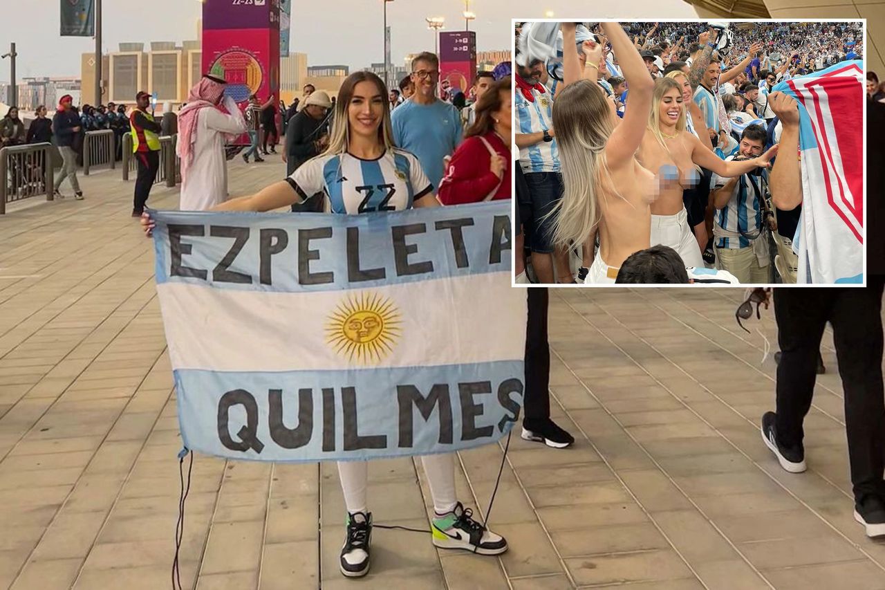 Topless celebrations spread across Argentina after viral World Cup stunt