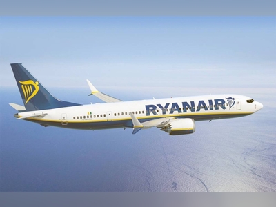 Fighter jets scrambled after bomb threat on Ryanair flight to Greece