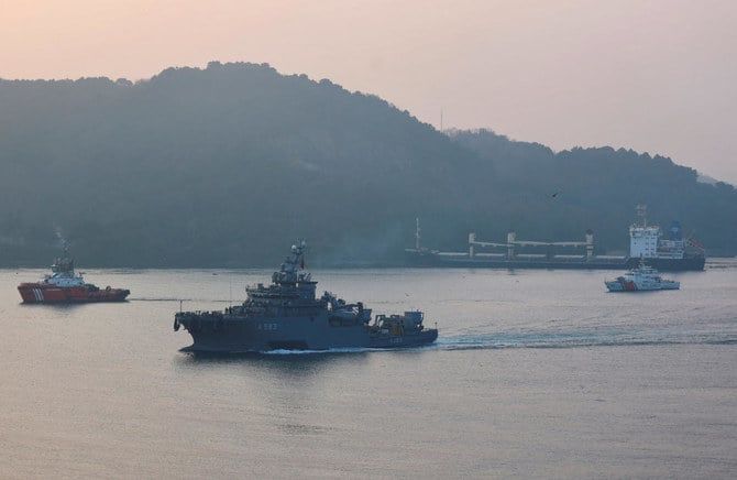 Cargo ship from Ukraine grounded in Bosphorus strait, traffic halted