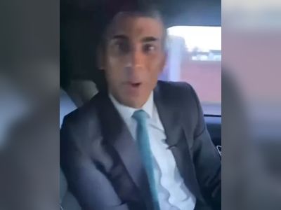 Rishi Sunak fined for not wearing seatbelt in back of car. He will pay this fine from the money the public paid him as a lawmaker…