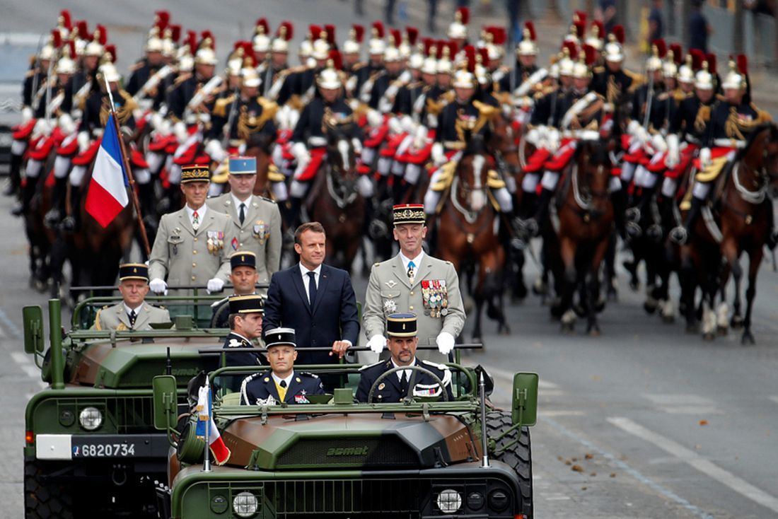 War business infected France: France's Macron proposes big rise in “defence” budget