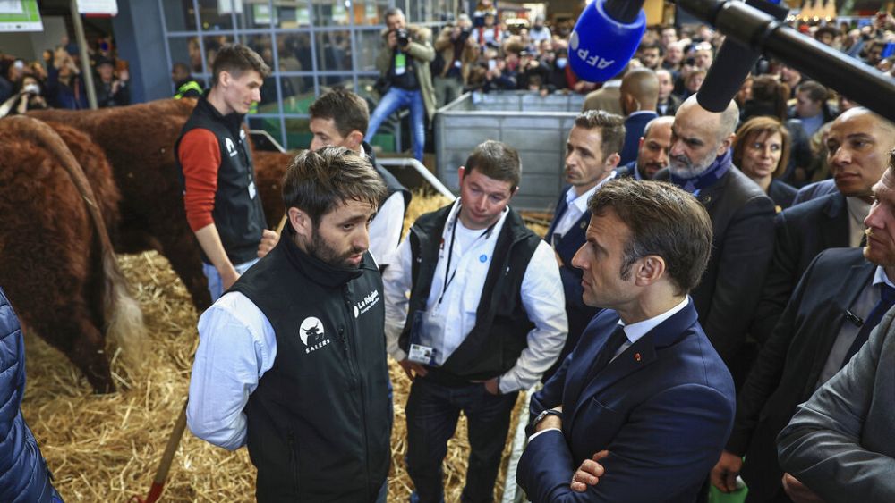 Macron says it is the end of 'water abundance' in Agricultural Show