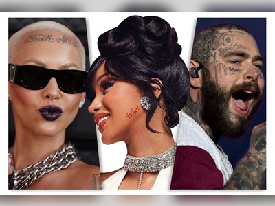 The rise of the celebrity face tattoo