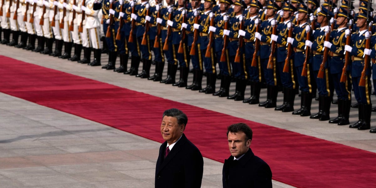 The Kremlin throws cold water on China mediating peace in Ukraine as Macron urges Xi to 'bring Russia to its senses'