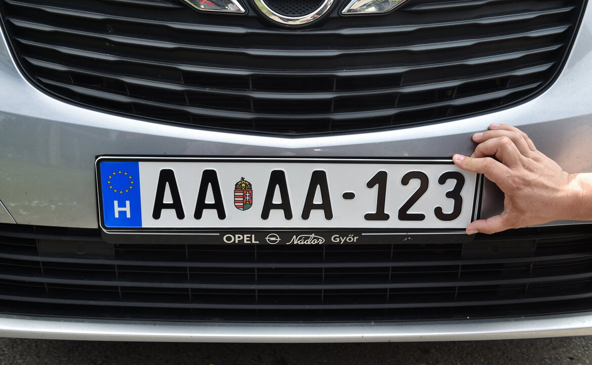 Hungarian licence plates will change every year - but why?