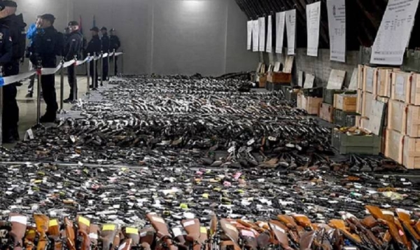 Serbian gun amnesty collects 13,500 weapons