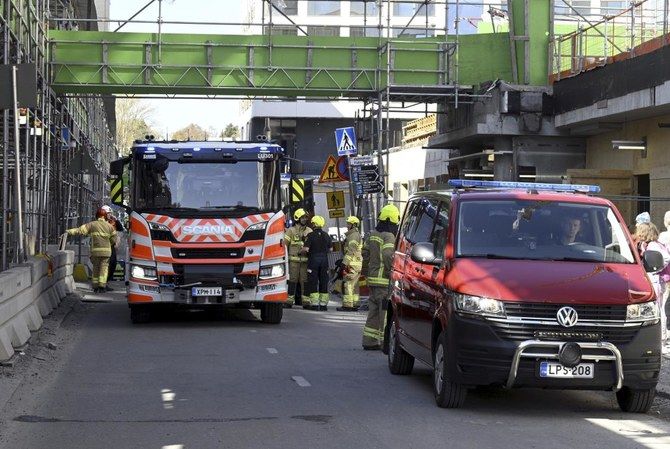 Finnish footbridge collapse injures 27, mostly children