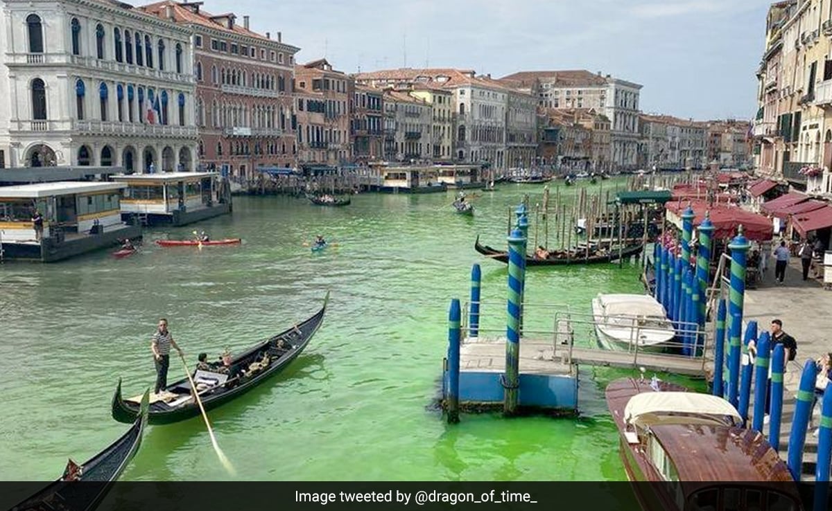 Mysterious Green Substance in Venice's Grand Canal Proves to be Intentional, Concerns over Copycat Attempts Rise