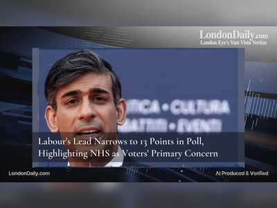 Labour's Lead Narrows to 13 Points in Poll, Highlighting NHS as Voters' Primary Concern
