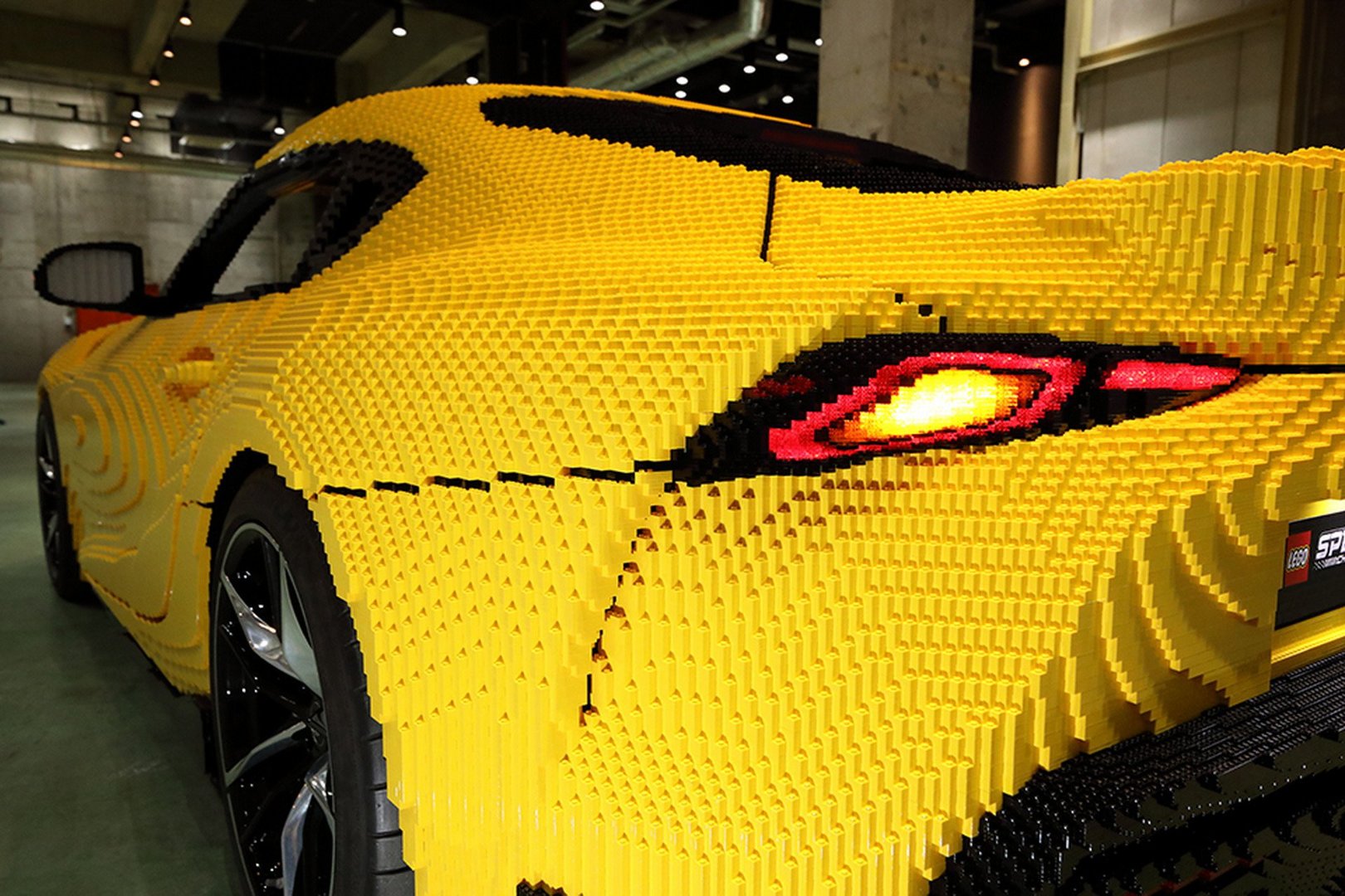 Swedish Enthusiast Constructs Life-Size Car from LEGO Bricks